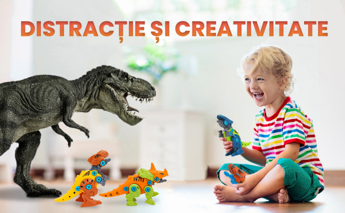 Set asamblare dinozauri copii [3]