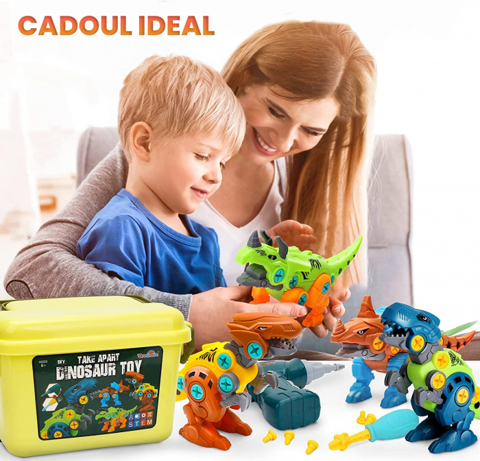 Set asamblare dinozauri copii [5]