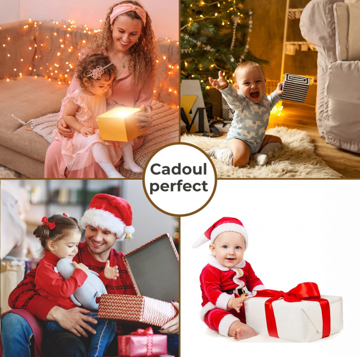 Set jucarii interactive pentru bebelusi, sosete si bratari zornaitoare - model insecte [8]