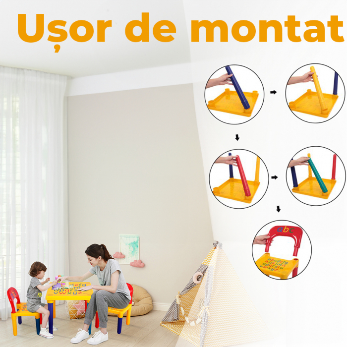 Set Masa cu 1 Scaun pentru copii [6]