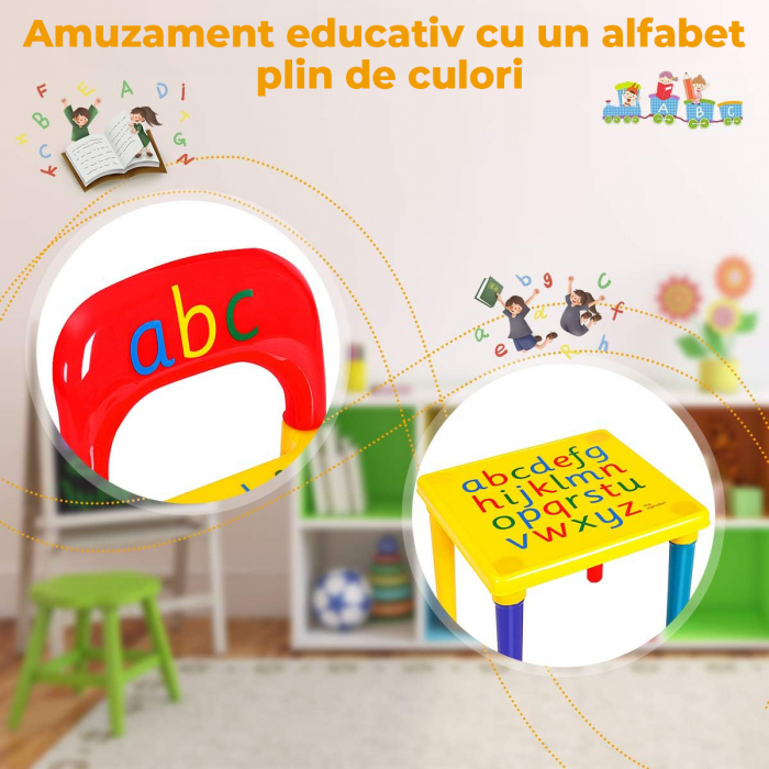 Set Masa cu 2 Scaune pentru copii [4]