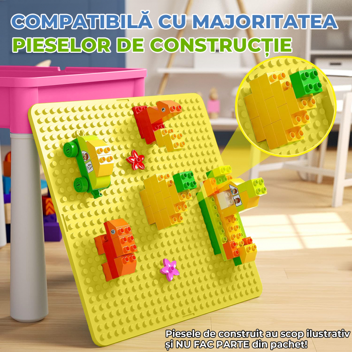Set Masa cu 2 Scaune pentru copii roz [6]