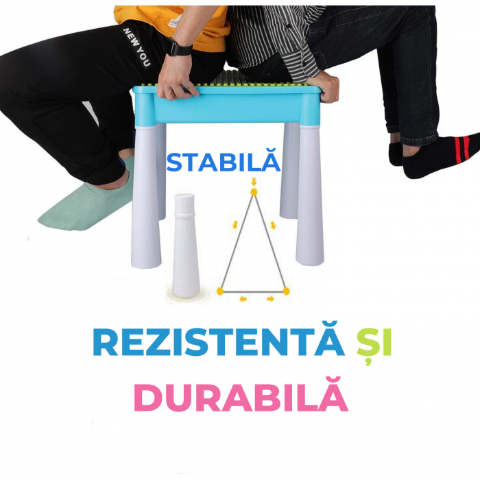 Set Masa cu 2 Scaune pentru copii roz [5]