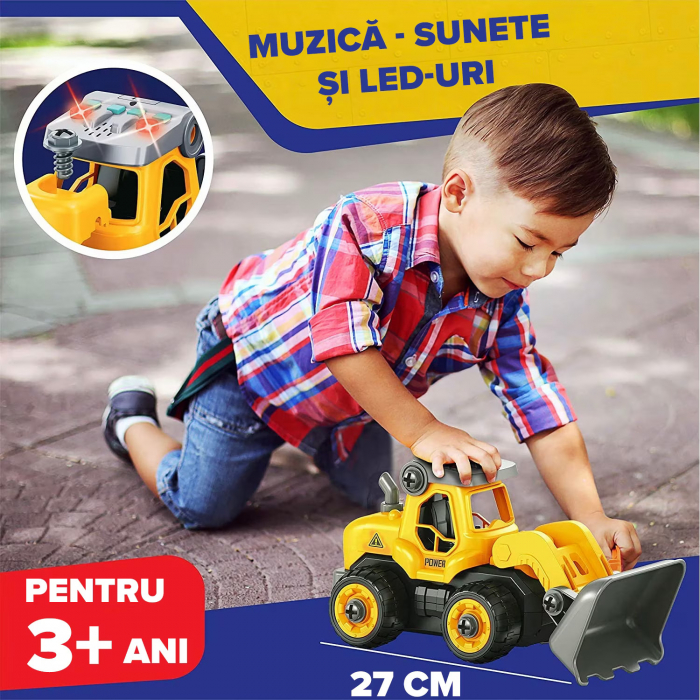 Set Masina de Jucarie 4 in 1, STEM [2]