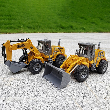 Buldoexcavator de jucarie cu Telecomanda [5]