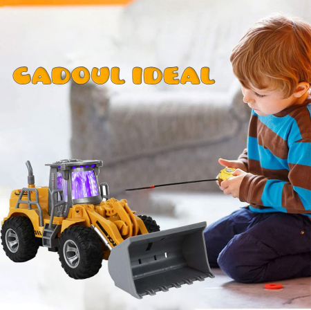 Buldoexcavator de jucarie cu Telecomanda [1]