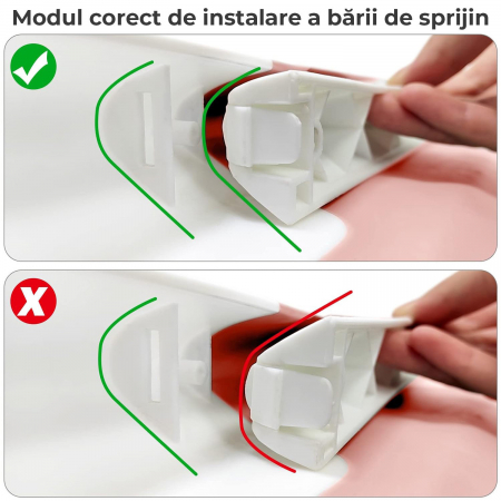 Cadita de baie pentru bebelusi pliabila culoare Roz [5]