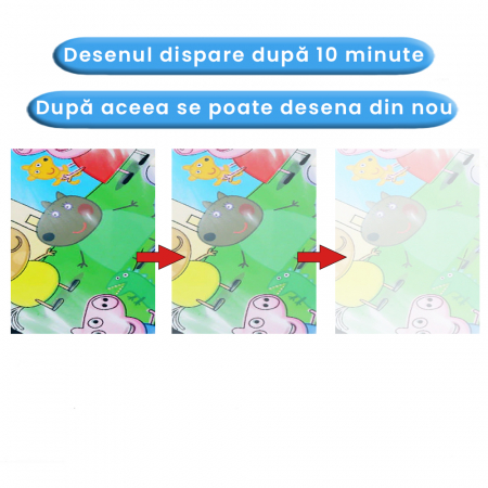 Carte de colorat cu apa Magic Book - Peppa Pig [3]