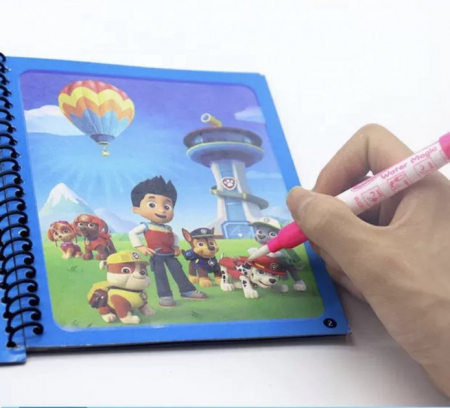 Carte de colorat cu apa Magic Book - Paw Patrol [11]