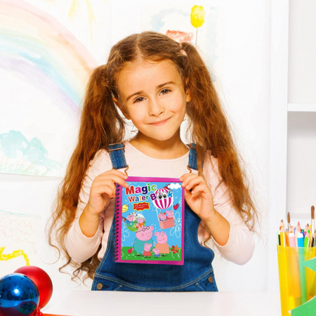 Carte de colorat cu apa Magic Book - Peppa Pig [9]