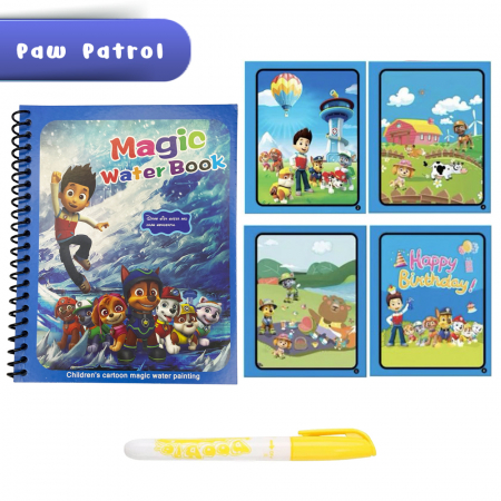 Carte de colorat cu apa Magic Book - Paw Patrol [1]