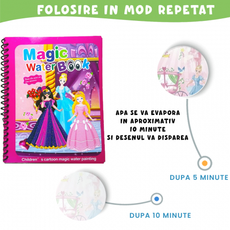 carte de colorat cu apa 3 printese [3]