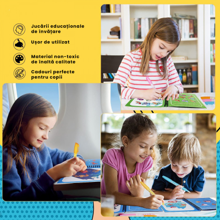 Carte de colorat cu apa Magic Book - Printesa Elsa [6]