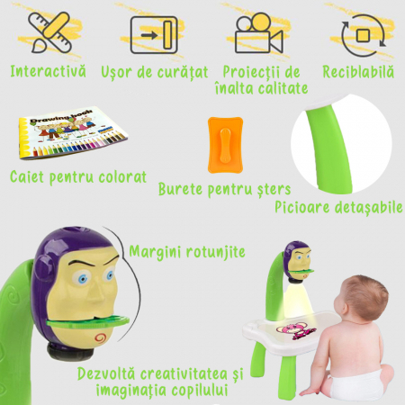 Jucarie educationala tip tabla model Toy Story [3]