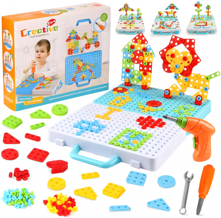 Jucarii STEM - Jucarie educativa si interactiva STEM 240 piese 3D