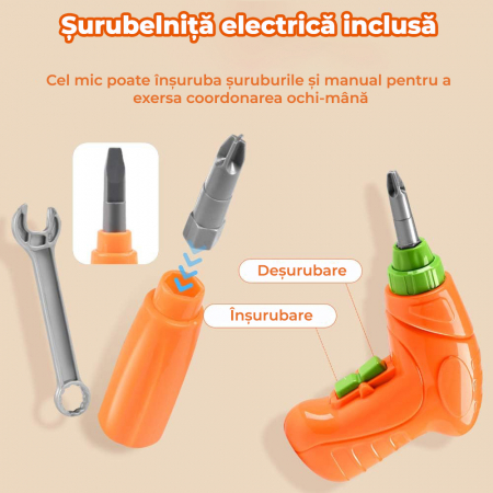 Jucarie educativa si interactiva STEM 240 piese 3D [1]