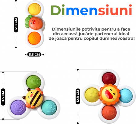 Jucarie interactiva pentru bebelusi set 3 piese [10]