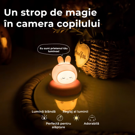 Lampa de noapte model iepuras [7]