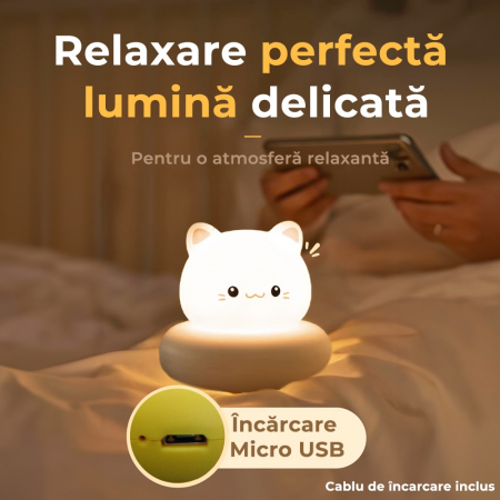 Lampa de noapte model pisica [2]