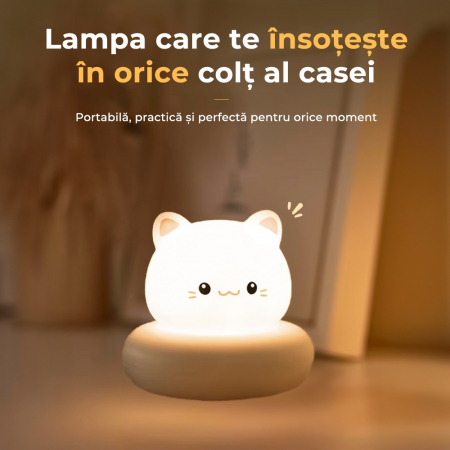 Lampa de noapte model pisica [8]