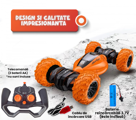 Masina cu telecomanda RC pentru copii portocalie [4]