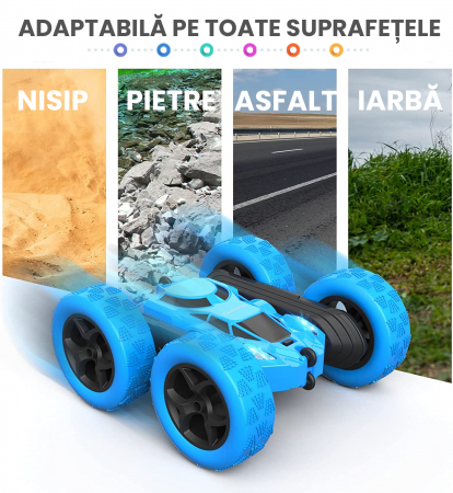 Masina cu telecomanda RC albastra [2]