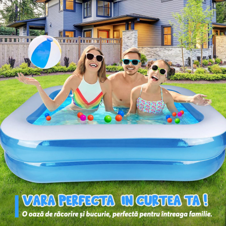 Piscina Gonflabila Dreptunghiulara 2 Straturi [1]