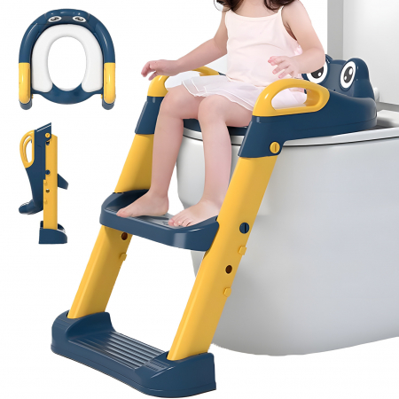 Bebelusi - Reductor WC copii , Albastru/Galben