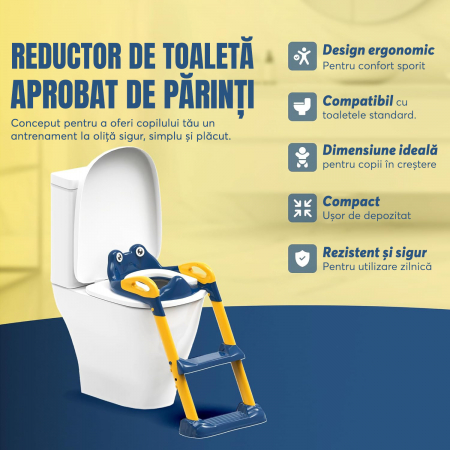 Reductor WC copii , Albastru/Galben [6]