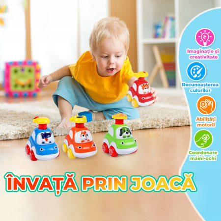 Set 4 Masinute de jucarie cu frictiune [9]