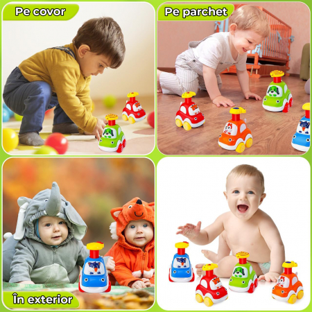 Set 4 Masinute de jucarie cu frictiune [6]