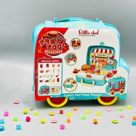 set bucatarie jucarie fast food [3]