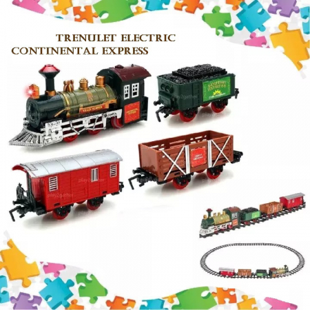 Set clasic tren de jucarie pentru copii [2]