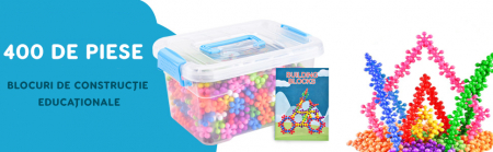 Set de constructie stelute STEM 400 piese [8]
