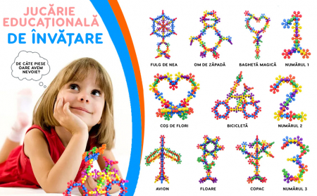 Set de constructie stelute STEM 400 piese [7]