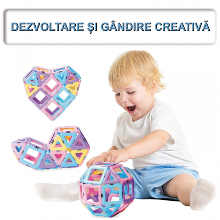 Set de construit cu 40 piese magnetice [1]