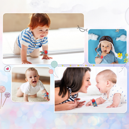 Set jucarii interactive pentru bebelusi, model girafa [8]