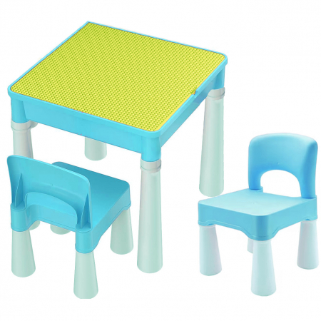 Masute - Set Masa cu 2 Scaune pentru copii Pitikot® Albastru