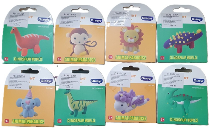 Plastilina usoara dinousaur galben [2]