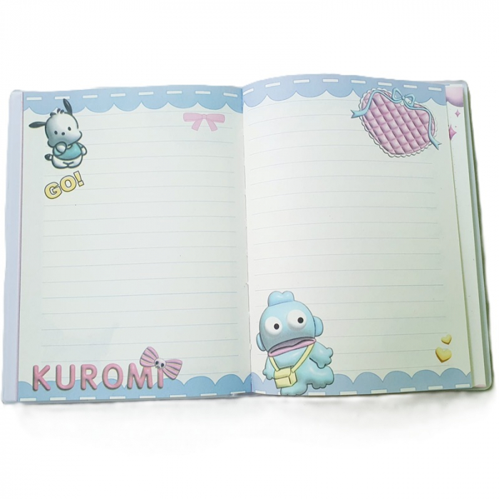Agenda 135 x 185 mm cu coperta buretata si imagine KUROMI [4]