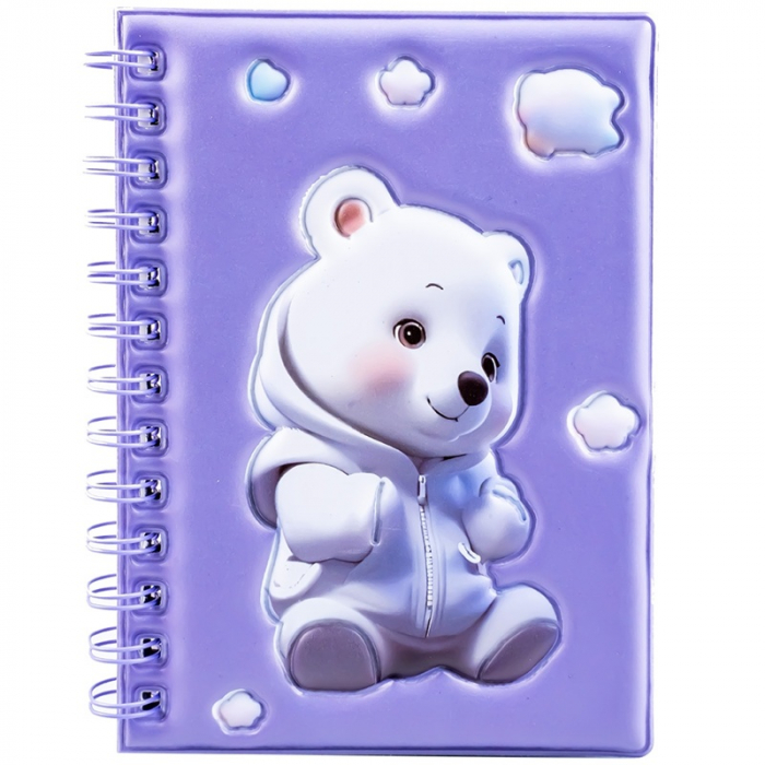Agenda cu spira imagine 3D Ursulet [3]