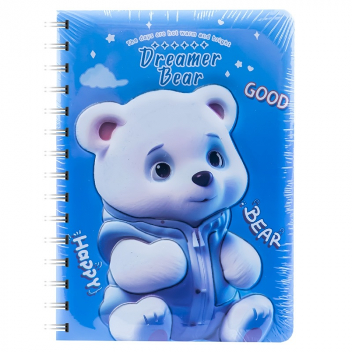 Agenda cu spira imagine 3D Ursulet [2]