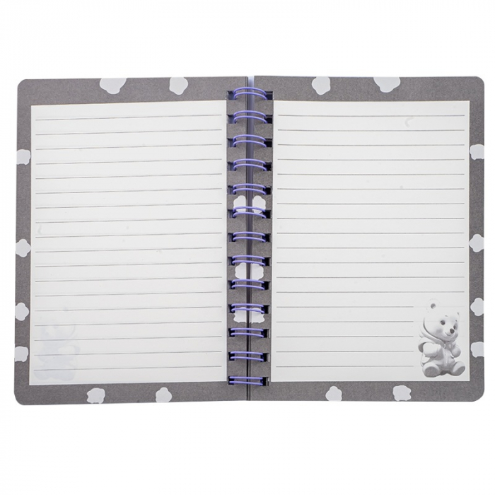 Agenda cu spira imagine 3D Ursulet [5]