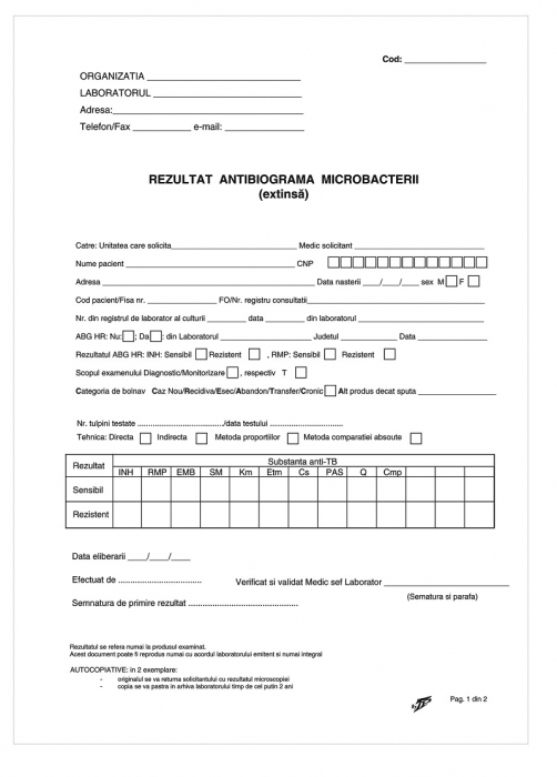 Antibiograma bacterii [1]