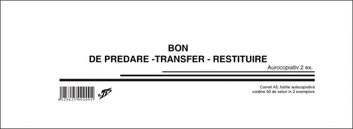Bon predare transfer A5 autocopiativ LUX [2]