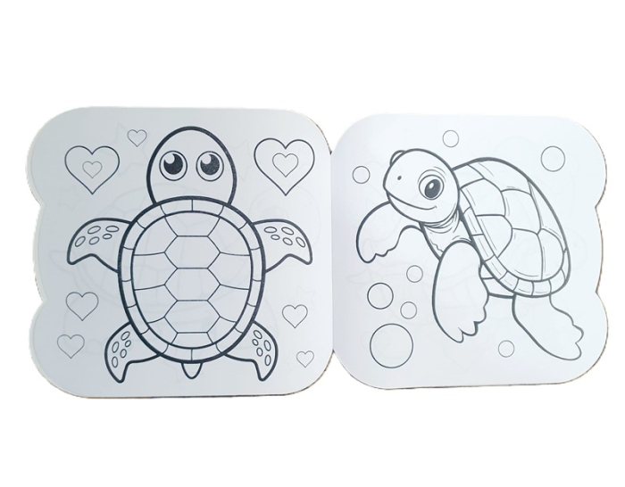 Caiet colorat 24x23 file + 2 pagini abtibilde [2]