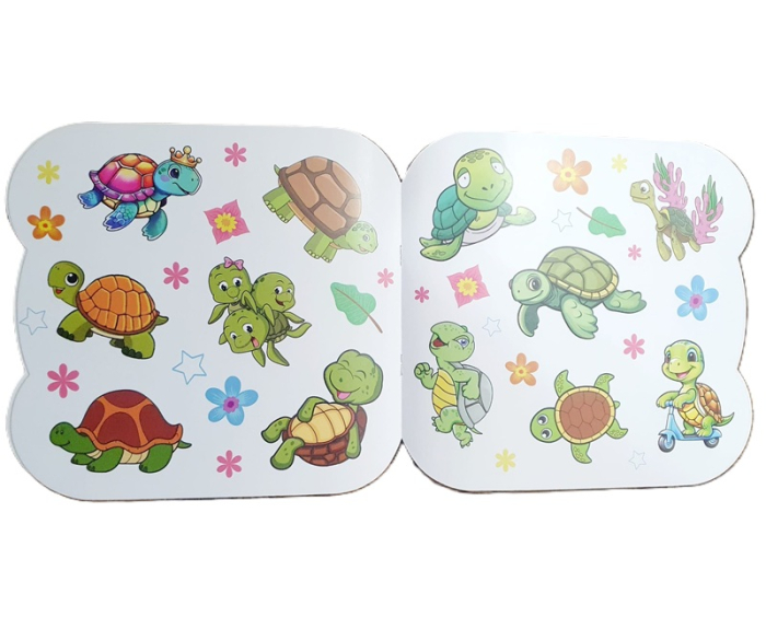 Caiet colorat 24x23 file + 2 pagini abtibilde [3]