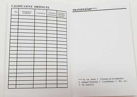 Carnet elev Clasa I-IV [5]