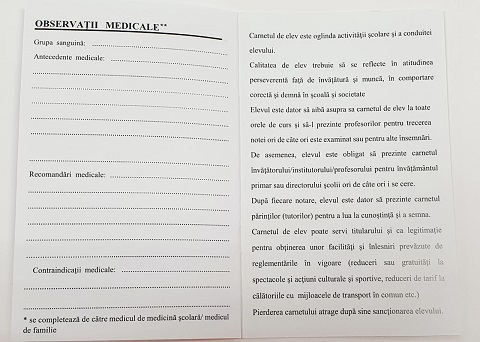 Carnet elev Clasa I-IV [6]