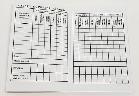 Carnet elev clasele IX-XII-a [5]